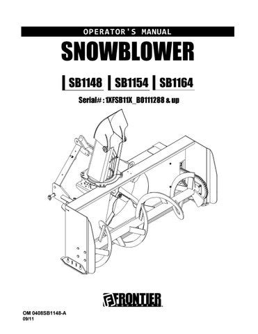 John Deere Snowblower Manual Pdf