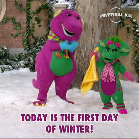 Universal Kids Barney First Day Of Winter