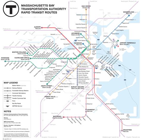 Mbta Map Redesigns Bostonography