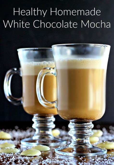This Healthy White Chocolate Mocha Recipe Is Made With Organic Cocoa Butter Vanilla Cream