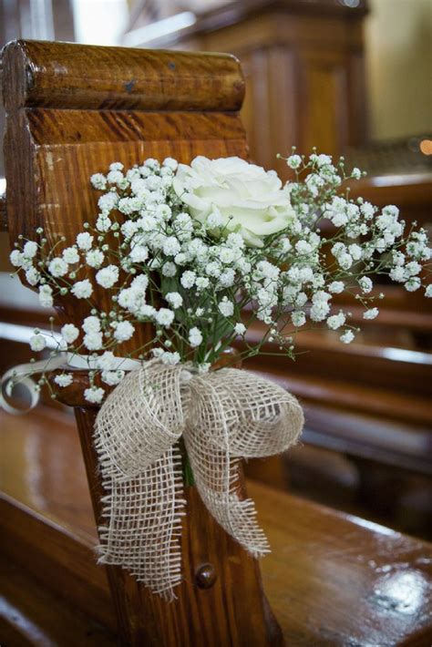 5 Easy Diy Ideas To Decorate Your Wedding Pews Church Wedding Flowers