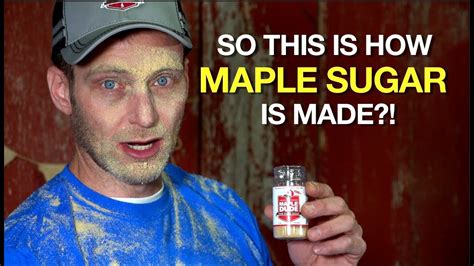 how to make maple sugar watch as the maple dude shows the steps involved youtube