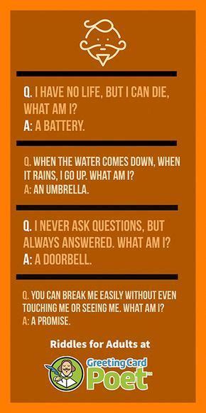 Fun Riddles For Adults To Challenge The Mind Artofit