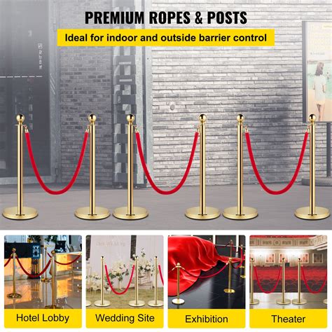 Gold Stanchions Rental Events Canada