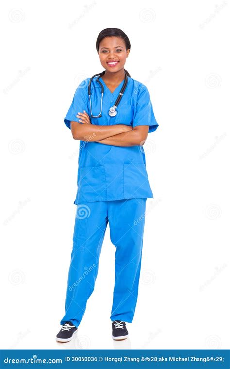 African American Nurse Stock Photo Image Of Occupation 30060036