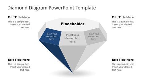 Diamond Diagram PowerPoint Template SlideModel