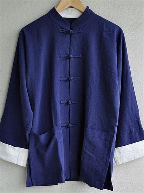 Original Dark Blue Chinese Jacket Mens Clothing Styles Mens Outfits