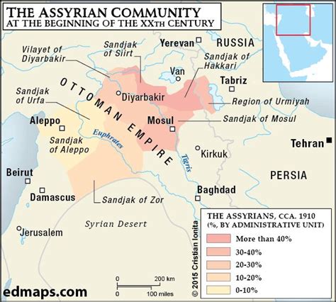 The Assyrian Community At The Beginning Of The 20th Century R MapPorn