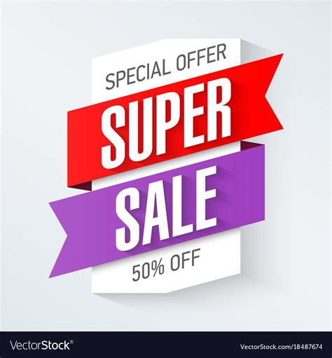 Special Offer Super Sale Banner Design Template Download A Free