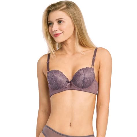 6 Push Up Bras Lace Floral Sexy Lift Wired Basic Colors Padded Pack Lot B C Cup Ebay
