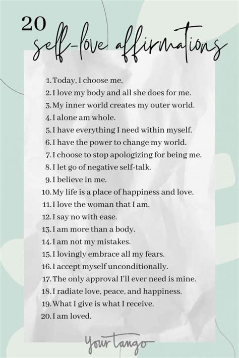 Daily Self Love Affirmations To Help Boost Your Confidence Yourtango