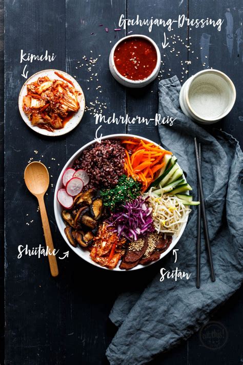 Raw Food Recipes Asian Recipes Dinner Recipes Healthy Recipes Bibimbap Bowl Vegan Bibimbap