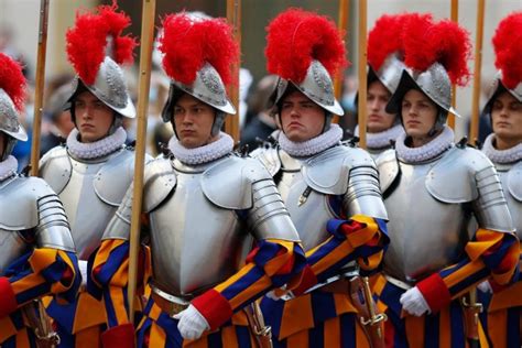 Pope Tells New Swiss Guards They Represent A Church That Welcomes
