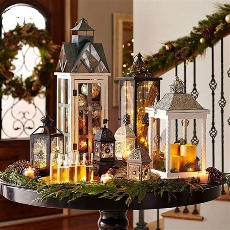 Beautiful Christmas Lantern Centerpieces For Home Decor 05 Christmas