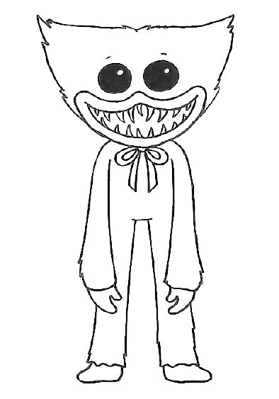 Coloriage Huggy Wuggy Gratuit  Coloriage Huggy Wuggy  Coloriages Pour