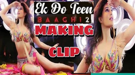 Ek Do Teen Song Making Clip Baaghi 2 Song Behind The Scenes Tigers
