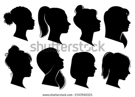 Women Side View Silhouette Images Stock Photos Vectors