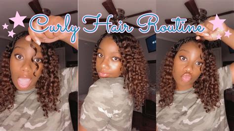 Curly Hair Routine 2020 3a 3b Curls Shamaurireniece Youtube