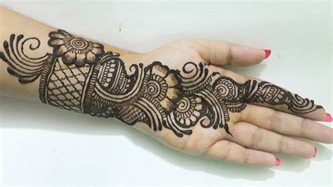 Simple Mehndi Design For Front Hand Easy And Beautiful Mehndi Design