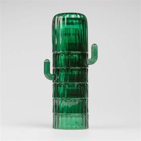Doiy Saguaro Cactus Glasses Set Of 6 Cactus Inspired Cactus Saguaro Cactus