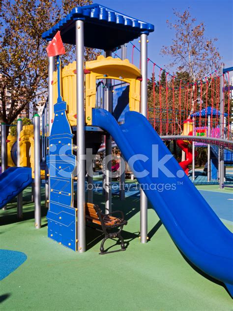Colorful Playground Equipment Stock Photo Royalty Free Freeimages