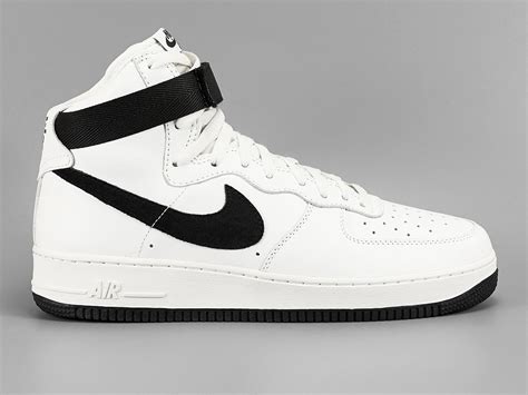 Nike Air Force 1 High White Black Sneaker Bar Detroit