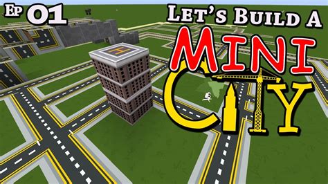 Miniature City Minecraft How To Build E1 Youtube