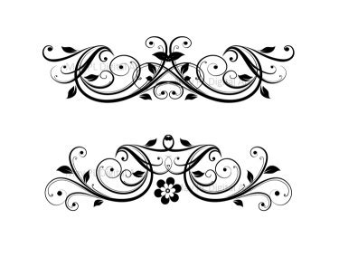 Planning a wedding is probably one of the biggest events you will have to organize in your entire life. Flourish Clip Art Vintage Flower Clipart Designs for DIY Wedding Invitations, Decorative ...
