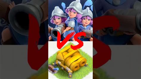 Three Musketeer Vs Cannons 🔥 Clashofclans Coc Game Shorts Youtube