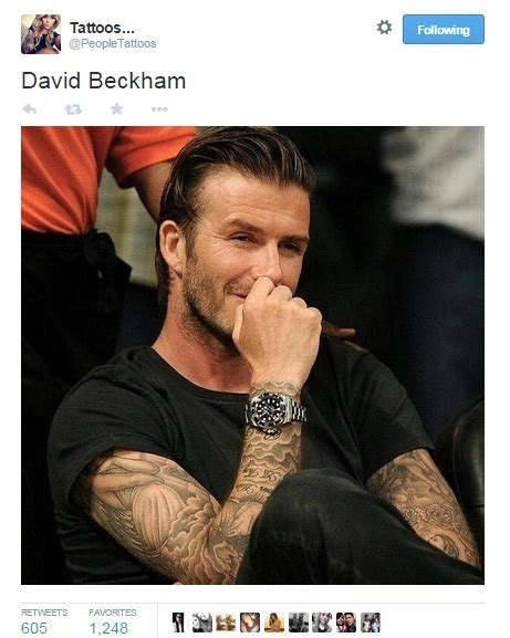 Discover 74 David Beckham Tattoo Font Best Thtantai2