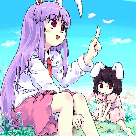 Reisen Udongein Inaba And Inaba Tewi Touhou Drawn By Sys