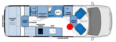 Class B RV Floor Plans RV Obsession