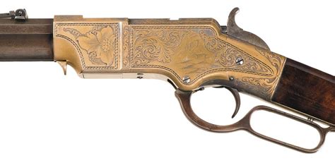 Engraved New Haven Arms Henry Lever Action Rifle