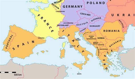 Europe And Asia Political Map