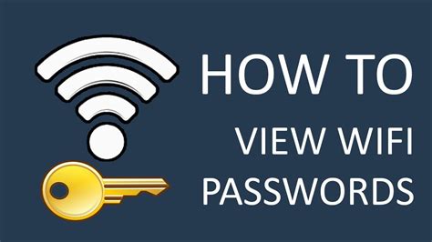 How To View Saved Wifi Passwords On Windows 10 Youtube