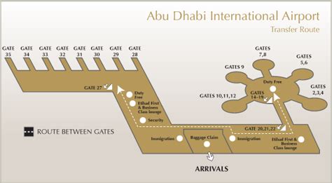 Dubai Airport Map