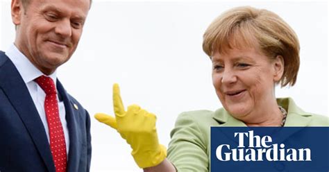 Caption Competition Angela Merkel And A Rubber Glove Eurozone Crisis