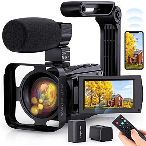 4k Camcorder 60fps Video Camera 48mp Wifi Vlogging Camera For Youtube