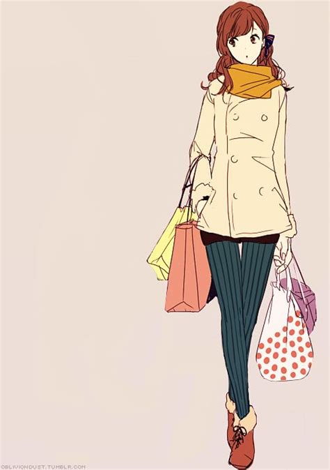 Anime Fashion Girl Shopping Anime Fashion And Art Inspiration