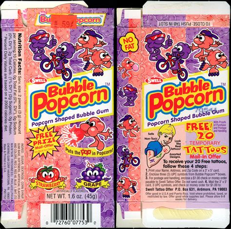 Philadelphia Chewing Gum Corp Swell Bubble Popcorn Bub Flickr