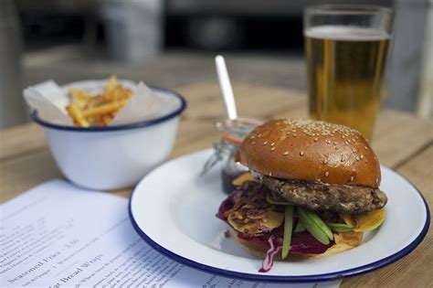 Crown And Shuttle Pub In Shoreditch Ups The London Burger Ante