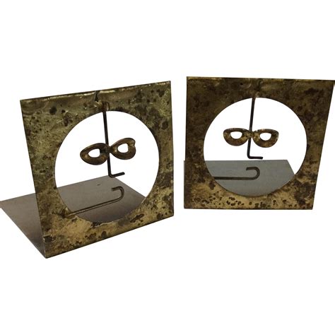 MidCentury Modern Brutalist Abstract Face Bookends | Modern art abstract, Abstract, Abstract faces