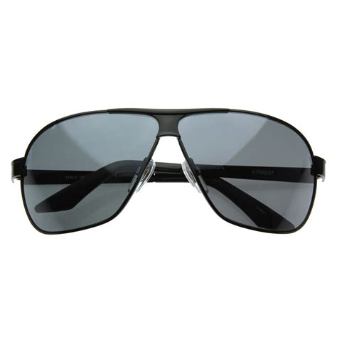 Square Aviator Large Metal Aviator Sunglasses Sunglassla