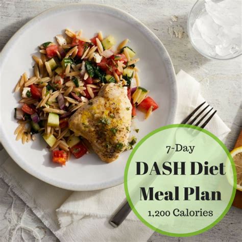 7 Day Dash Diet Menu Dietplan Diet Meal Plans Dash