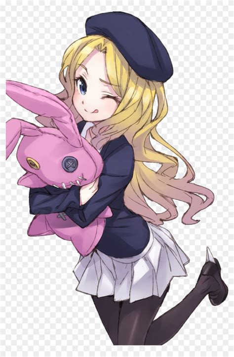 Anime Girl With Bunny Render By Natsi90 Anime Girl With A Bunny