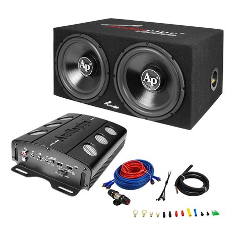Buy Audiopipe Apsb 1299pp Dual 12 Inch Car Audio Subwoofer Speakers And