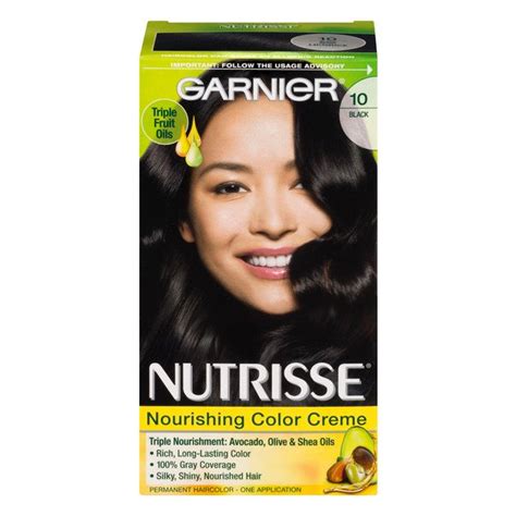 save on garnier nutrisse hair color black 10 order online delivery stop and shop