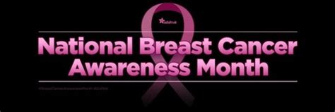 Please note, this list is to raise awareness and share information; National Breast Cancer Awareness Month # ...