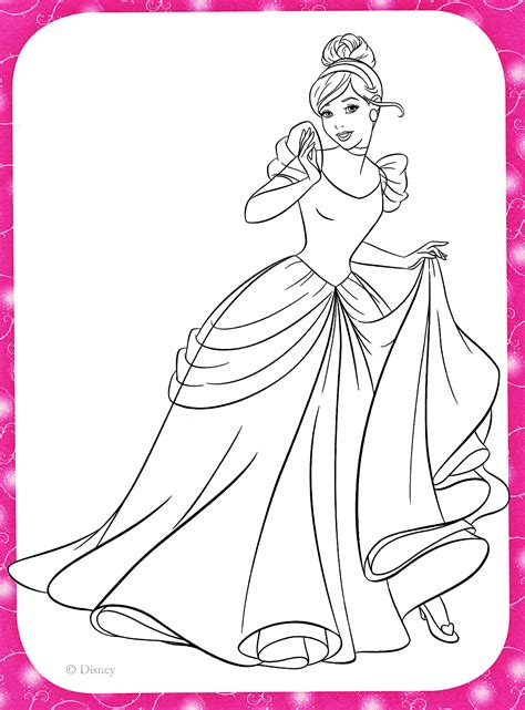 Coloring Pages Princess Cinderella