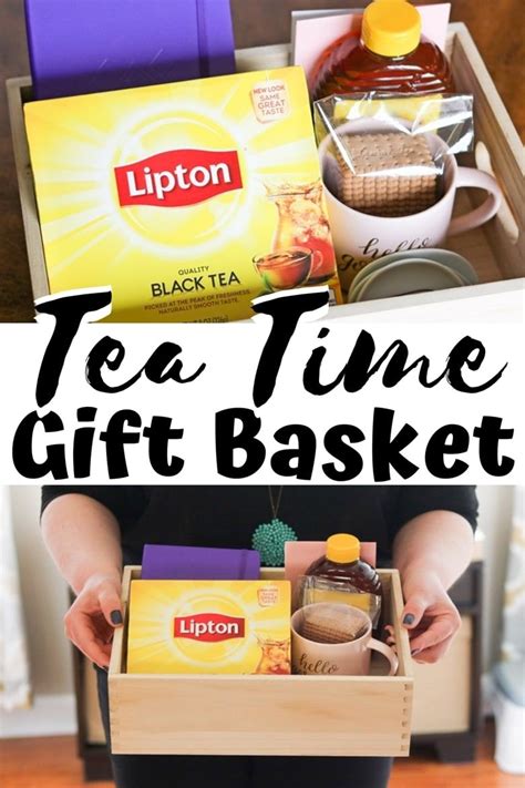 Diy Tea T Basket For Tea Lovers Tea T Baskets Tea Ts Diy